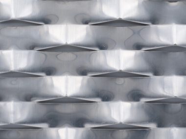 Expanded aluminium sheets